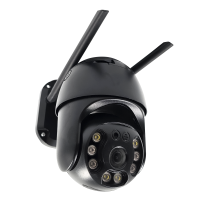 دوربین مینی اسپید دام سری مشکی تحت شبکه mini speed dome V380 همراه با آداپتور