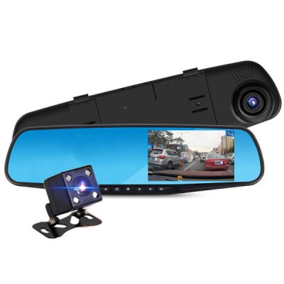 دوربین ثبت وقایع خودرو مدل آینه ای 2 لنز