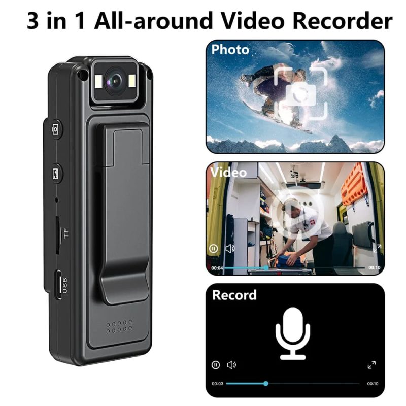 دوربین فیلمبرداری ورزشی و پلیسی مدل L12 WiFi - تصویر 9