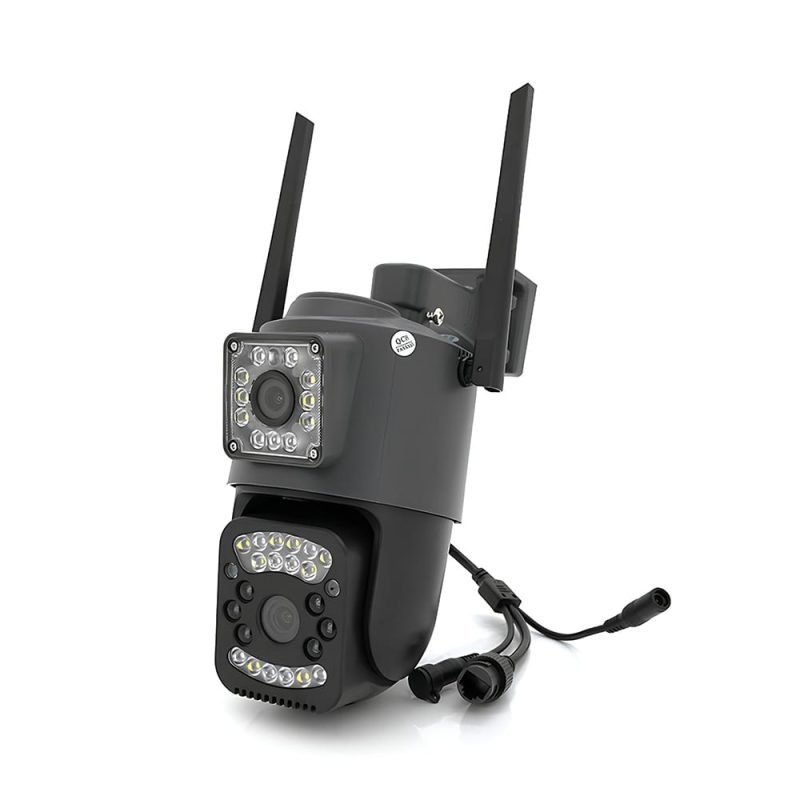دوربین مداربسته مینی اسپیددام Wi-Fi دو لنز مدل SC03-W-L - تصویر 2