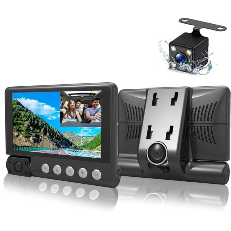 دوربین خودرو Full-HD مدل Triple V با قابلیت ضبط سه‌گانه - تصویر 2