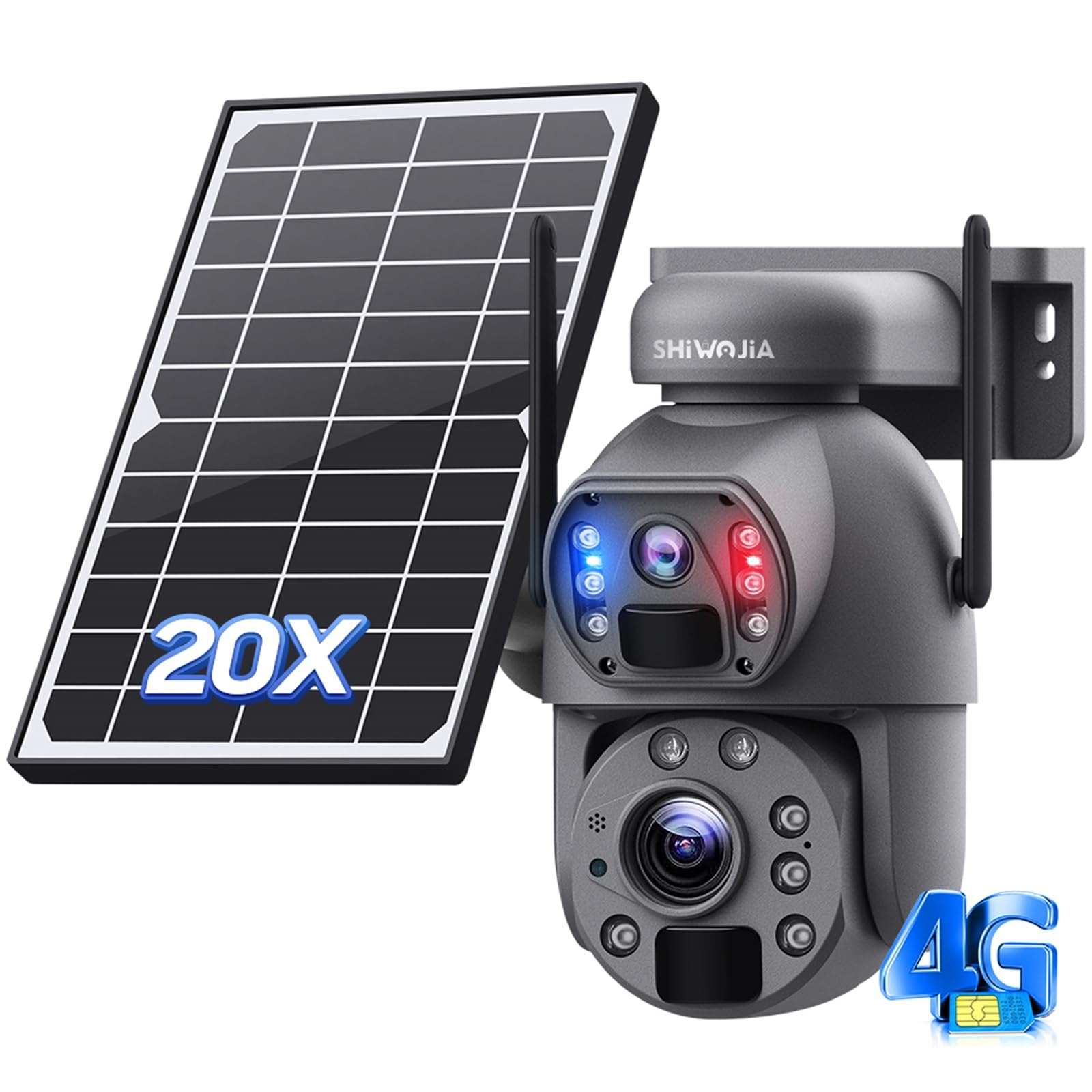 مزایای دوربین SECTEC 8MP 4G Solar Dual Lens