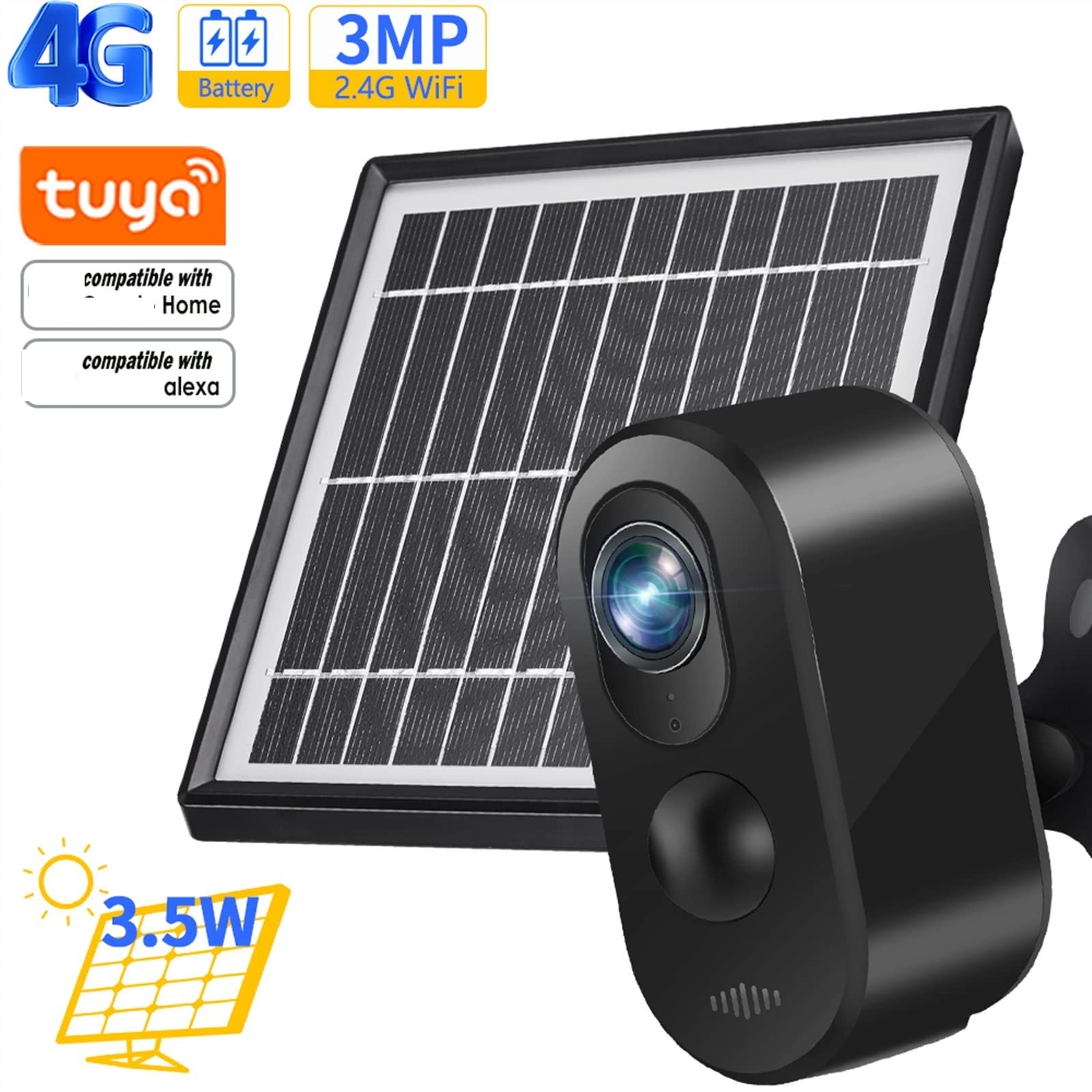 مشخصات دوربین مداربسته کوچک سولار سیمکارتی 2 مگاپیکسل 4G مدل CBL03F